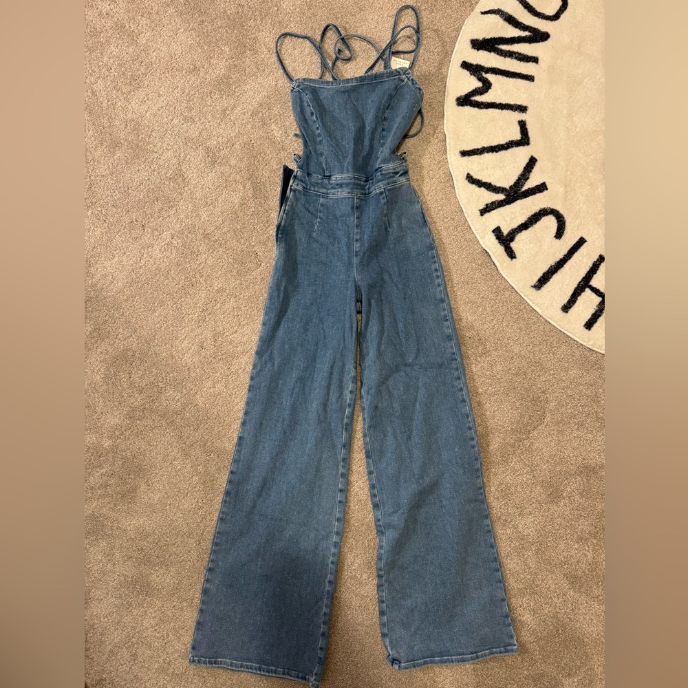 Good American Denim Jumpsuit